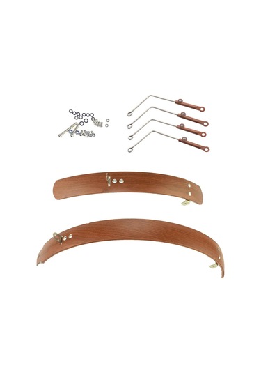 Suntek Açık Hava Bisiklet Sürme Için Ön Arka Çamurluk 16-inç-Kahverengi