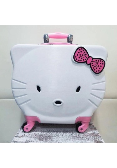Protocol London Hello Kitty Pembe Lüks Çocuk Valizi Abs Dayanıklı Şıklık Çok Renkli