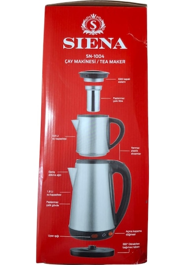 Siena Sn-1004 Çelik Çay Makinesi