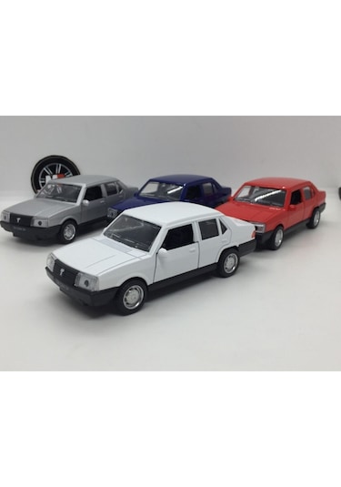 1/32 Ölçek Tofaş Şahin Metal Araba Sesli Işıklı 13 Cm Kırmızı