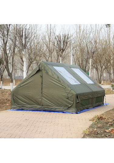 Glampıng Family Şişme Kamp Çadırı 300 400 200 Cm Haki