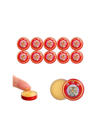 Geeksen 10 Adet Dış Kullanım Balsam - Uyuşturucu Ve Enkaz Kesici Özelliği - 3 Gr/adet