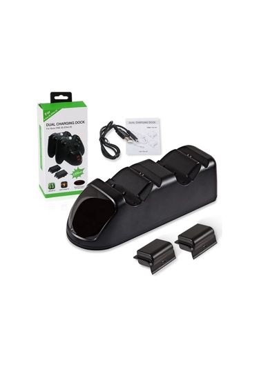 Dobe Led Xbox One X/One S/Elite 1200Mah Joystick Pil Stand
