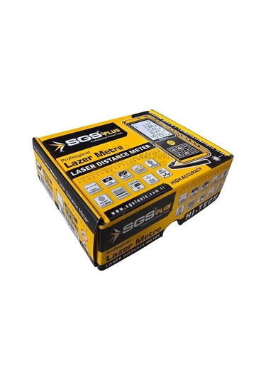 Sgs Lazer Metre 100 Mt.- Uzunluk Alan Hacim Açı Ölçme