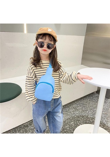 Suntek Çocuklar Için Çapraz Askılı Çanta Sevimli Hediye MAvi