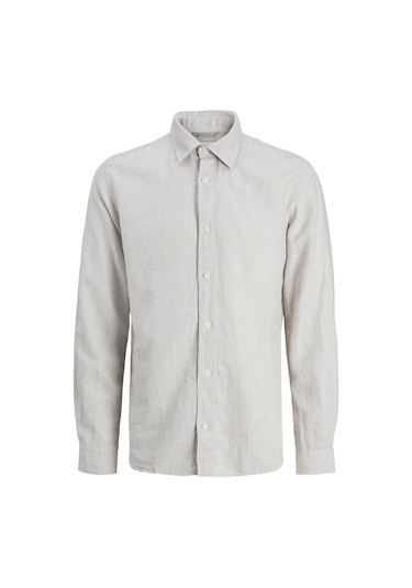Jack & Jones Erkek Gömlek 12274916 Bej-beyaz Bej-beyaz Jack & Jones Erkek Gömlek 12274916 Bej-beyaz Bej-beyaz