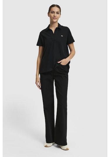 U.S. Polo Assn. U.s. Polo Assn. Kadın Siyah Tişört Basic 50323447-vr046