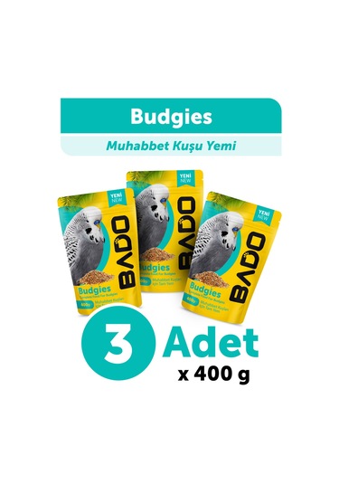 Bado Muhabbet Kuş Yemi Special 400gr 3lü