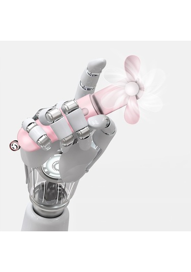 Lenyes Lhf12 Powerbank Özellikli 3 Kademeli Portatif Soğutucu El Fanı Pembe