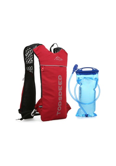 Yuntech01 Kırmızı 5l Bisiklet Sırt Çantası 2l Su Torbaslı Outdoor Spor Bisiklet, Koşu, Dağcılık Çok Renkli