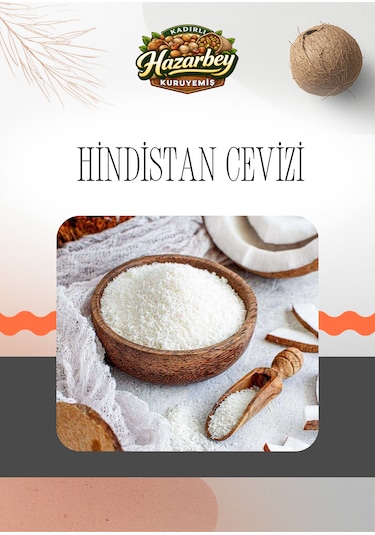 Kadirlihazarbey Hindistan Cevizi 100 Gr