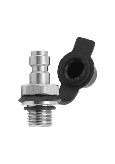 Co2 Enflasyon Konektörü 3/8-24unf Erkek Enflasyon Konektörü Paslanmaz Çelik Soda Su Şişesi Parçaları Contalı