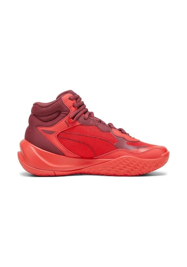 Puma Playmaker Pro Mid Jr Kırmızı Unisex Basketbol Ayakkabısı 37833013 Kırmızı