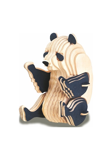 3 Boyutlu Ahşap Mekanik Panda Puzzle Yapboz 3d 43 Parça Fc334