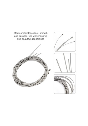 Hfambition 5 Tel Elektro Bas Gitar Teli - Paslanmaz Çelik, Dayanıklı, 120 Cm Uzunluk, Tamir Ve Değişim İçin