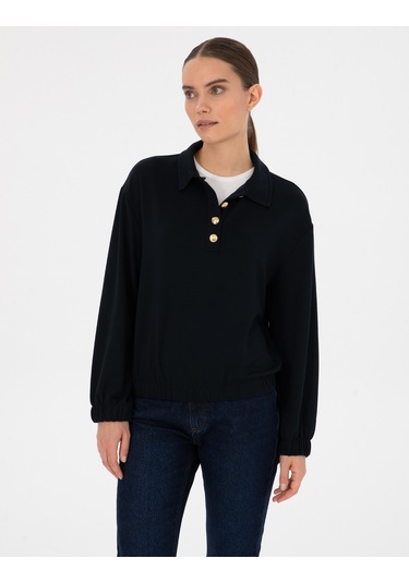 Pierre Cardin Kadın Lacivert Sweatshirt 50309070-vr033 Lacivert