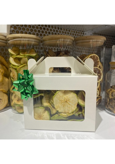 Nuvanto Kurutulmuş Yeşil Elma Hediye Kutusu 120 G