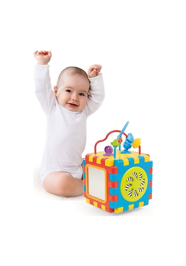 Dolu Oyuncak 5092 2 in 1 Eğitici Küp ve Puzzle 24 x 22 x 36 CM