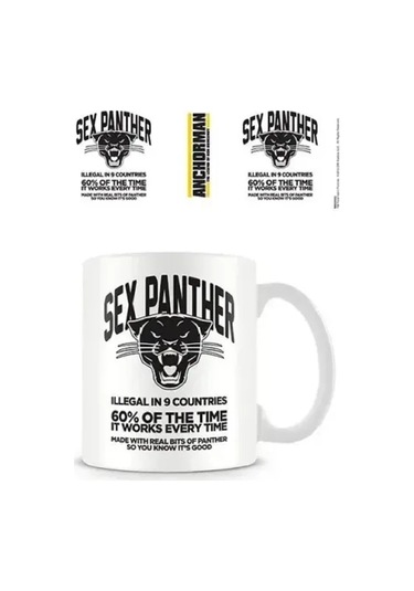 Kupa Bardak Anchorman Sex Panther Çok Renkli