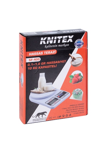Knitex Hassas Mutfak Terazi 10kg Sf400 Ktx2763