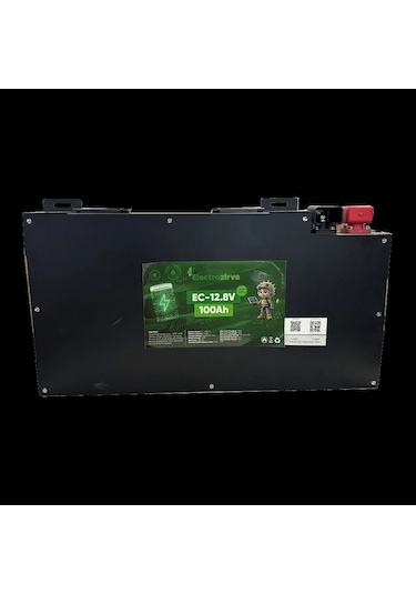 Electrozirve 12.8v 100ah Slim Kasa Lityum Lifepo4 Batarya