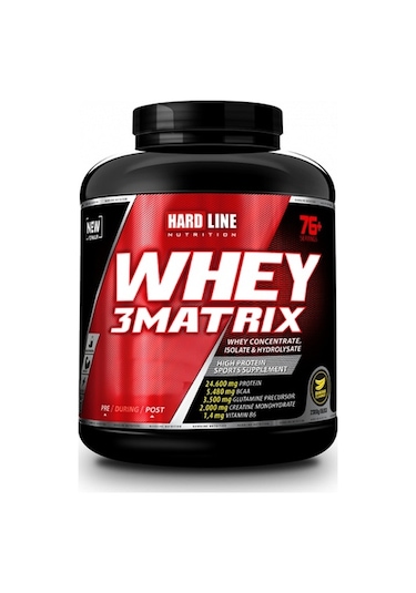 Hardline Nutrition Whey 3 Matrix Protein Tozu Muzlu 2300 Gr
