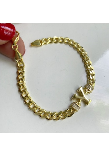 Simurg Jewellery Gümüş Y Harf Bileklik
