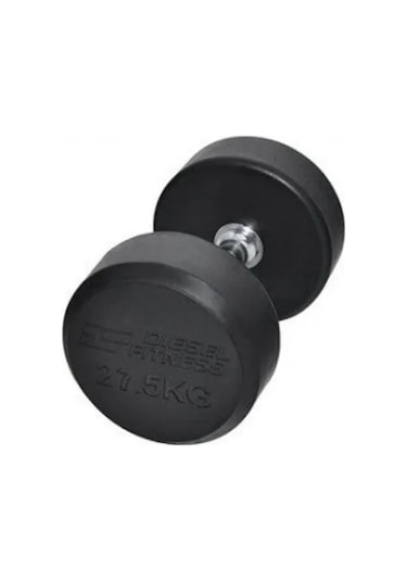 Dıesel Psd-5 27.5 Kg Kauçuk Dambıl Siyah