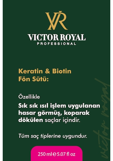 Victor Royal Keratin&biotin Isı Koruyucu Saç Spreyi 250 Ml