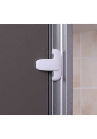 Portakal Safety Mandallı Buzdolabı Kilidi Beyaz