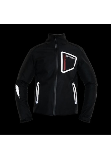 Motofit-emporium Gt Softshell Motorcu Montu Siyah Dar Kesim