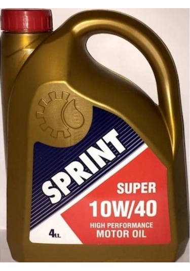 Sprint 10W-40 Sentetik Motor Yağı 4 L