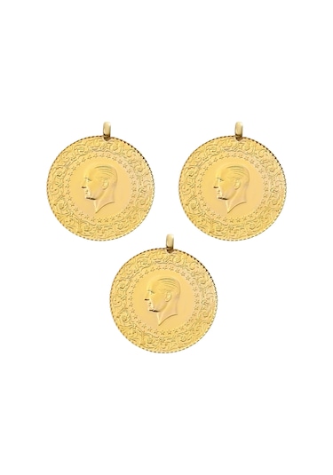 Eski Kulplu Ziynet Çeyrek Altın 3 Adet