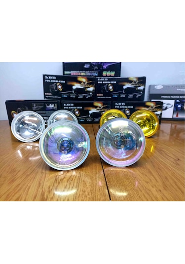 Universal H3 Sis Farı 90mm 2 Adet Sarı