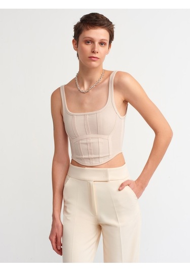 Dilvin Korse Top-Bej (530452075) Bej