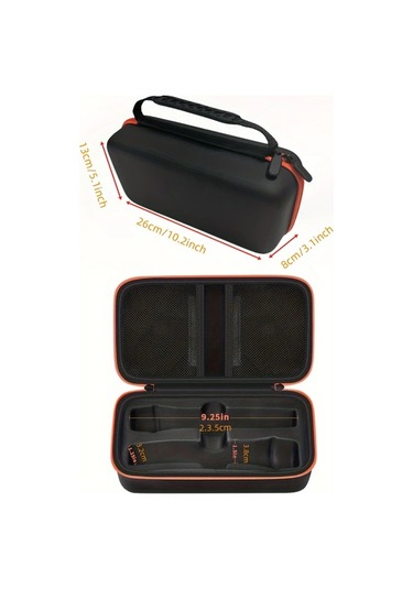 Xuweiwei Turuncu Jbl Kablosuz Çift Mikrofon Seti Seyfer Çantalı Turuncu