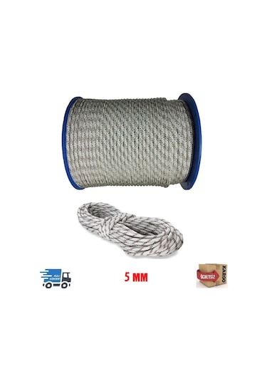 Ipek Iskota Halat 5Mm - Gemici Halatı - Salıncak Ipi 100 M