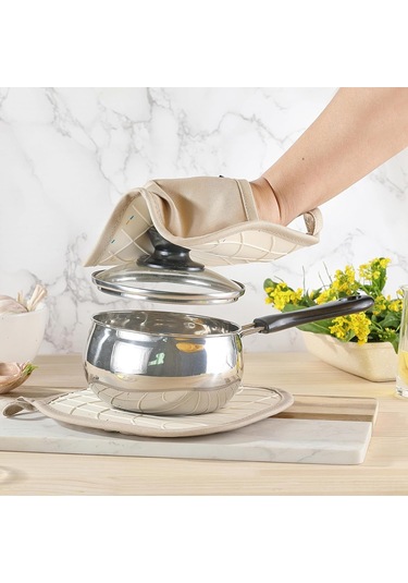 Symbee "yüksek Isıya Dayanıklı Silikon Tabanlı Dalgalı Tutma Pedi - Pratik Mutfak Aksesuarı"