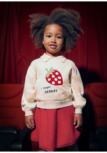 Mayoral Triko Kız Çocuk Etek Takım 4932 Kırmızı