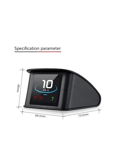 Sones T600 Hud 2,2 İnç Araba Gps Akıllı Dijital Metre, Tft Lcd Çok Renkli, Hız Ve Sürüş Mesaf / Zaman Ve Gerilim Gösterge 52885102