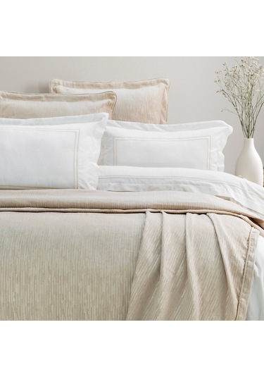 Schafer Home Pavia Şönil Yatak Örtüsü Nevresim Seti 7 Parça-bej Bej