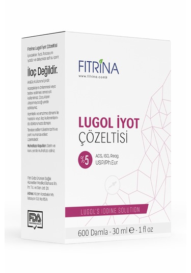 Fıtrina Lugol %5 İyot Çözeltisi 30 ML
