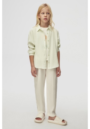 Nk Kids Apricot Kız Çocuk Gömlek 38388 Sarı