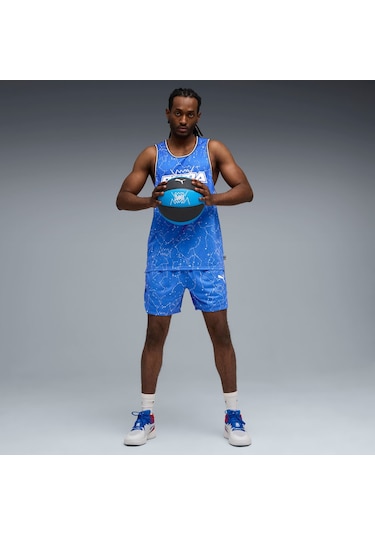 Puma Hoopaverse Erkek Basketbol Forması 632895 02 Mavi