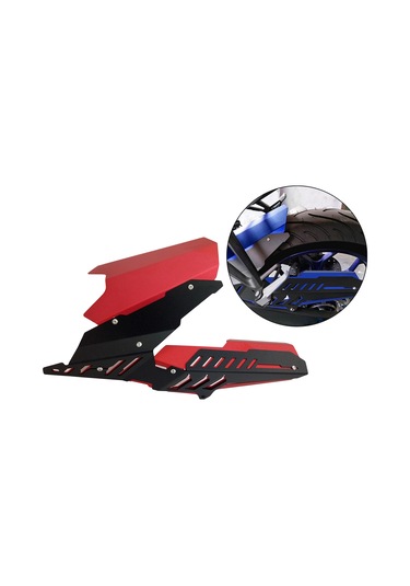 Suntek Yamaha Mt03 R3 R25 Kırmızı Için Arka Çamurluk Çamurluk Zincir Koruma Kapağı
