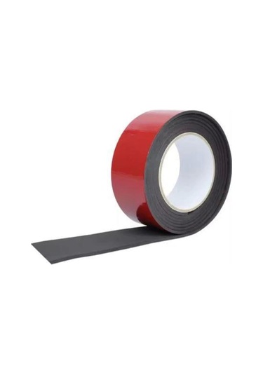 Çift Taraflı Bant Kırmızı 24mm X 33 Metre