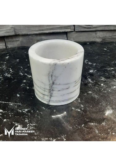 Leylak Mermer Diş Fırçalık