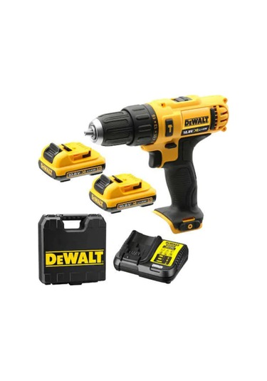 Dewalt DCD716D2-TR 10.8 V 2.0 Ah Li-ion Çift Akülü Darbeli Matkap