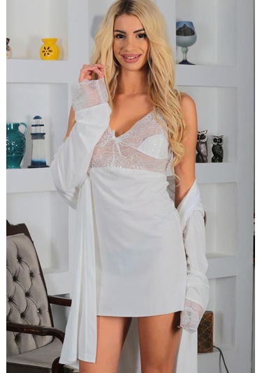 Sistina Bayan Ekru Çeyizlik 6 lı Set 1512
