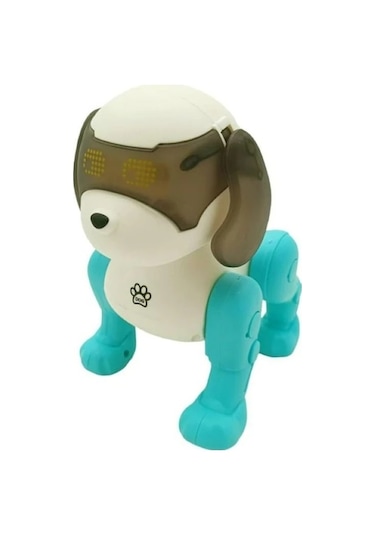 Babydoor Toys 111-2 Dans Eden Sesli Işıklı Robot Köpek Mavi